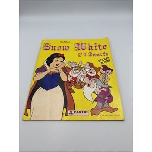 Panini Snow White and the‎ 7 Dwarfs Sticker Album - Has Some Stickers